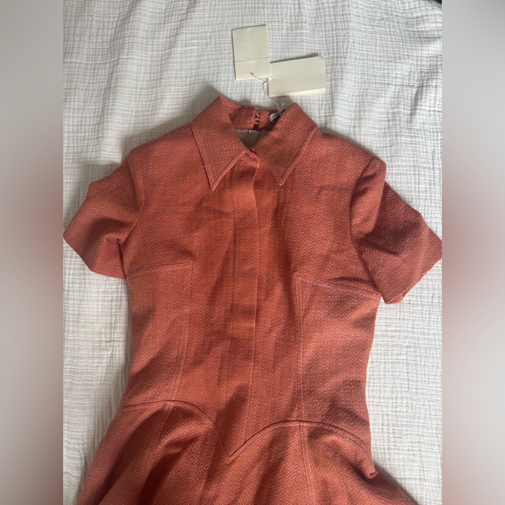 EMILIA WICKSTEAD
Jody cotton and linen midi dress - Picture 5 of 8